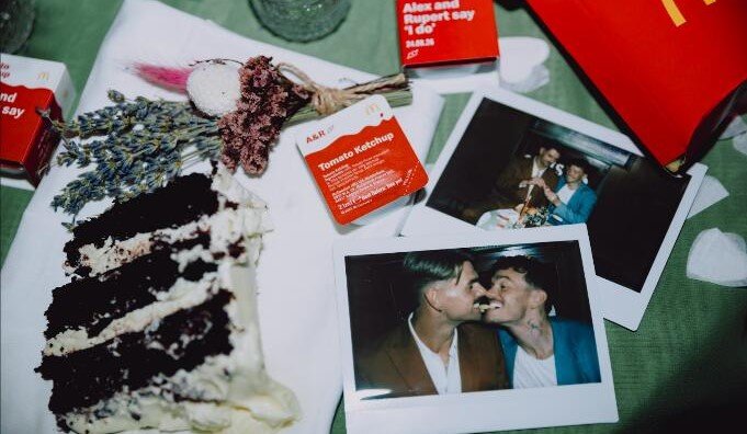 McDonald's has unveiled a limited-edition personalised wedding item that customers won't be able to buy - with only 20 couples able to get their hands on it.