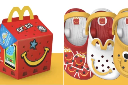 McDonald's has teamed up with Crocs to launch a new Happy Meal across the UK and Ireland - with 12 miniature clog-inspired keyrings to collect.