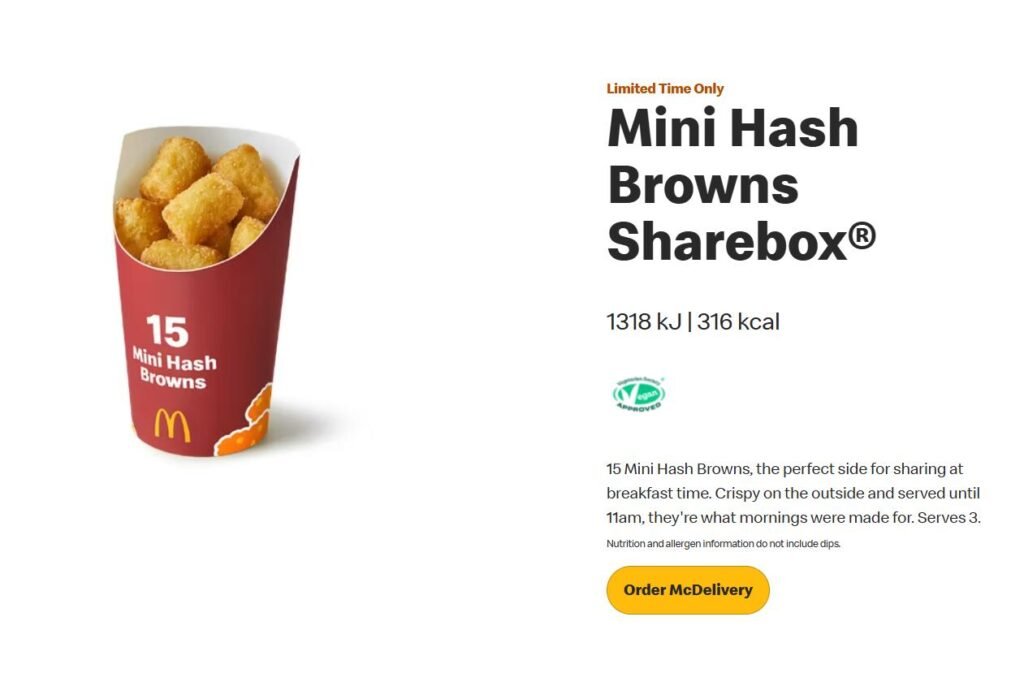 McDonald's has delighted breakfast fans by confirming the return of its much-loved Mini Hash Browns after two years away - but only for a limited time from August 25.