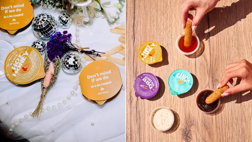 McDonald's has unveiled a limited-edition personalised wedding item that customers won't be able to buy - with only 20 couples able to get their hands on it.