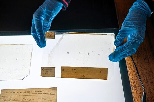 A set of incredible photographs capturing a total solar eclipse 151 years ago have been rediscovered hidden away in an archive for more than a century.