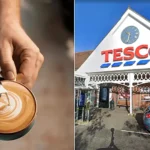 Tesco shoppers can now grab a cafe-style coffee as part of their meal deal thanks to new self-service machines - but only two stores are trialling them for now.