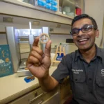 Scientists have turned a discarded plastic bottle into an edible vanilla cookie in a bizarre experiment that could one day help tackle food shortages.