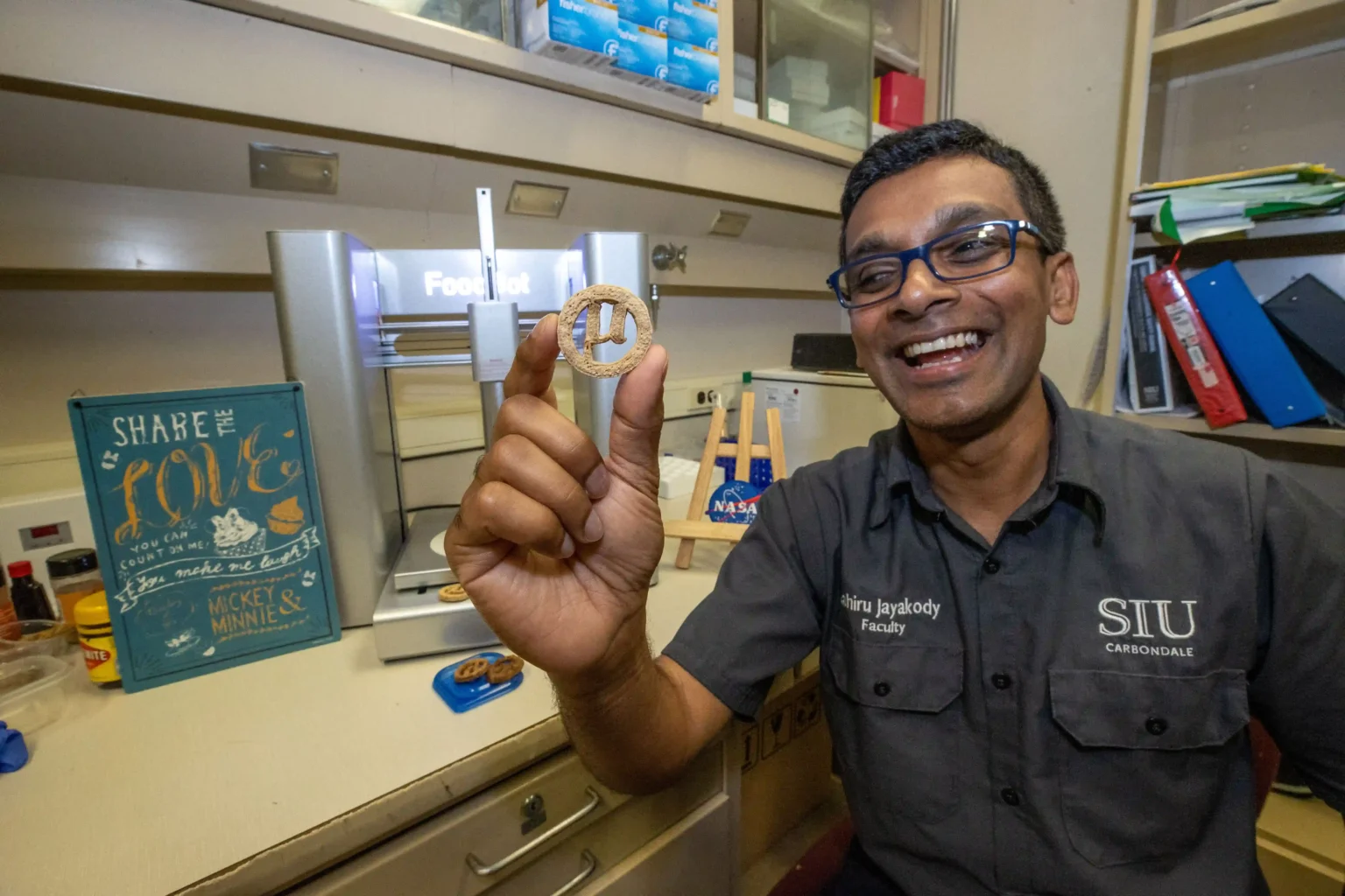 Scientists have turned a discarded plastic bottle into an edible vanilla cookie in a bizarre experiment that could one day help tackle food shortages.