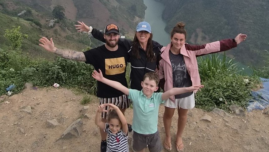 A British family who quit their jobs and pulled their kids out of school to travel the world have been staying in five-star hotels - all without working.