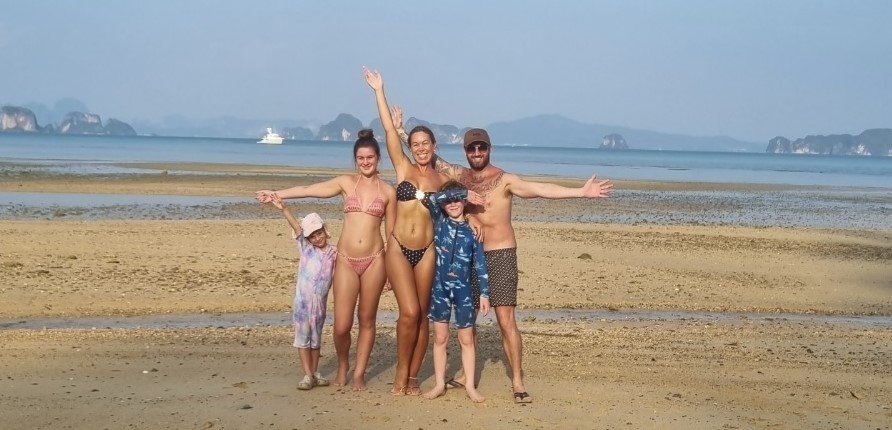 A British family who quit their jobs and pulled their kids out of school to travel the world have been staying in five-star hotels - all without working.