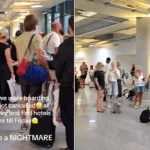 Woman stranded in Turkey for almost a week after easyJet cancelled her flight at the gate - and 150 passengers were sent to a hotel without enough rooms.