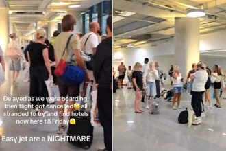 Woman stranded in Turkey for almost a week after easyJet cancelled her flight at the gate - and 150 passengers were sent to a hotel without enough rooms.