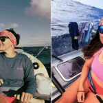 A British rower is battling 40ft waves, storms and agonising salt sores on a 28ft boat as she bids to smash two world records crossing the Indian Ocean.