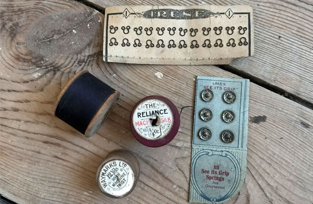 A couple renovating their Victorian home were stunned to discover a 100-year-old haul hidden beneath the floorboards - dating all the way back to 1921.