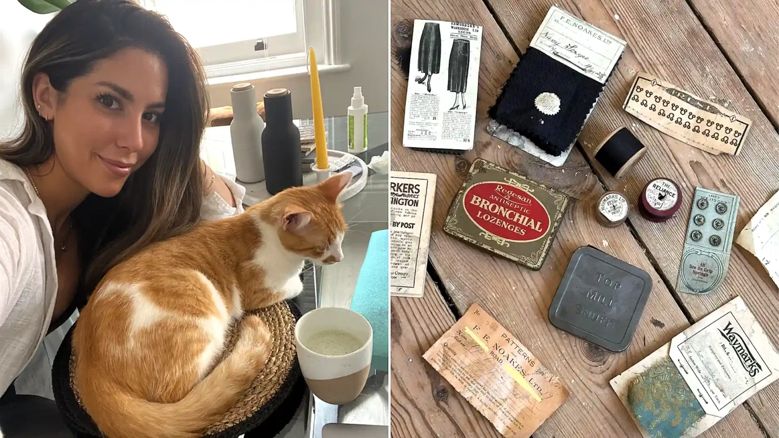 A couple renovating their Victorian home were stunned to discover a 100-year-old haul hidden beneath the floorboards - dating all the way back to 1921.