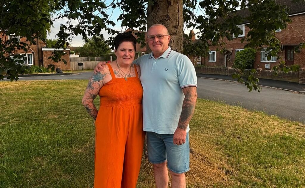 A couple have spent £25,000 turning their council house garden into a paradise with an aviary, spa, outdoor kitchen and gym - even the housing officer was stunned.