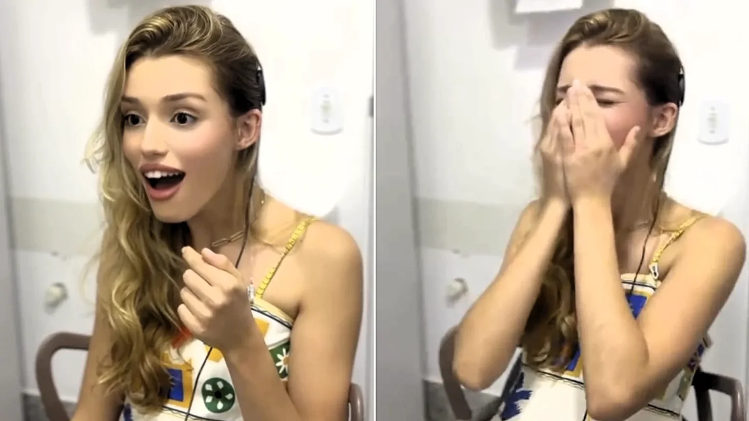 This is the heartwarming moment a deaf woman breaks down in tears after hearing her own voice for the first time through a cochlear implant - asking: is this me?