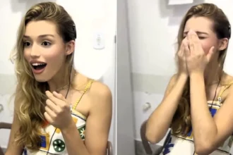 This is the heartwarming moment a deaf woman breaks down in tears after hearing her own voice for the first time through a cochlear implant - asking: is this me?
