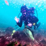 Divers have found 25 mystery structures off Cromer from a British town swallowed by the sea 700 years ago - and the discovery could debunk a famous legend.