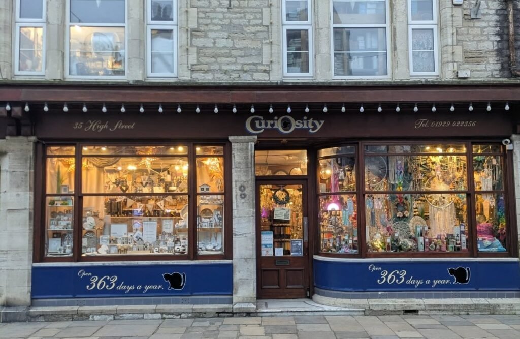 A gift shop owner feared something a little bit freaky was going on after items started moving and smashing - before CCTV unmasked an acrobatic hedgehog.