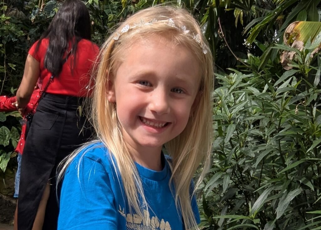 A girl of six spotted one of Britain's rarest butterfly visitors at the Eden Project - the Queen of Spain fritillary, seen just a handful of times in England this year.