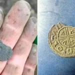 A 1,000-year-old coin linked to King Ethelred the Unready has been found in a coastal field - and it is the northernmost Anglo-Saxon coin ever found in the UK.