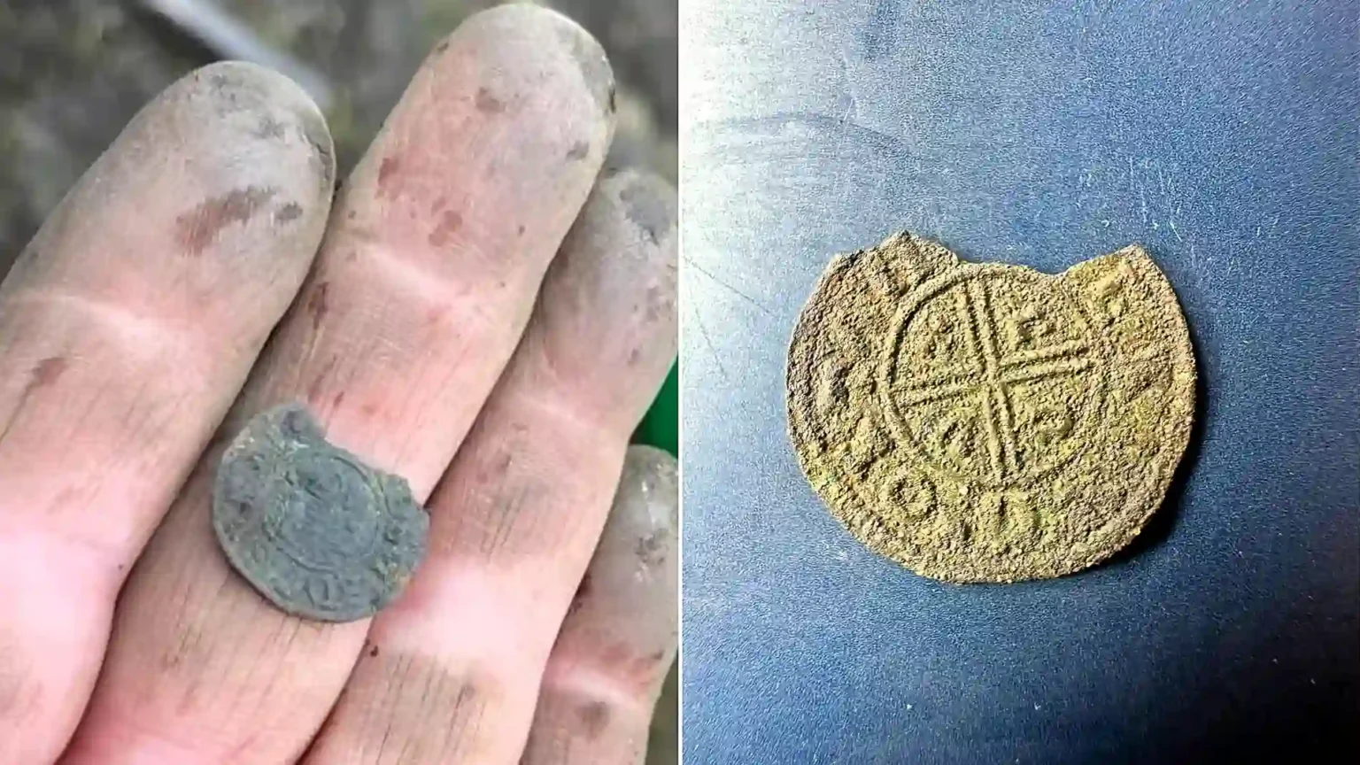 A 1,000-year-old coin linked to King Ethelred the Unready has been found in a coastal field - and it is the northernmost Anglo-Saxon coin ever found in the UK.