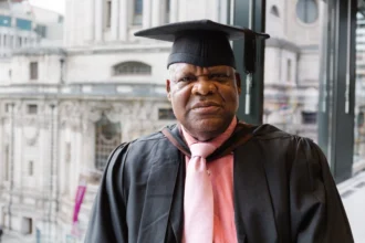 A grandfather-of-12 has graduated with a First Class degree at 68 and is now hunting his first social work job - proving dreams do not expire with age.