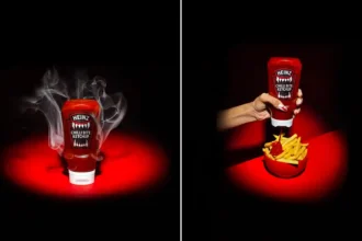 Heinz is launching a fiery version of its famous tomato ketchup - and shoppers can spot it in UK supermarkets from September 29, but in scarily limited numbers.