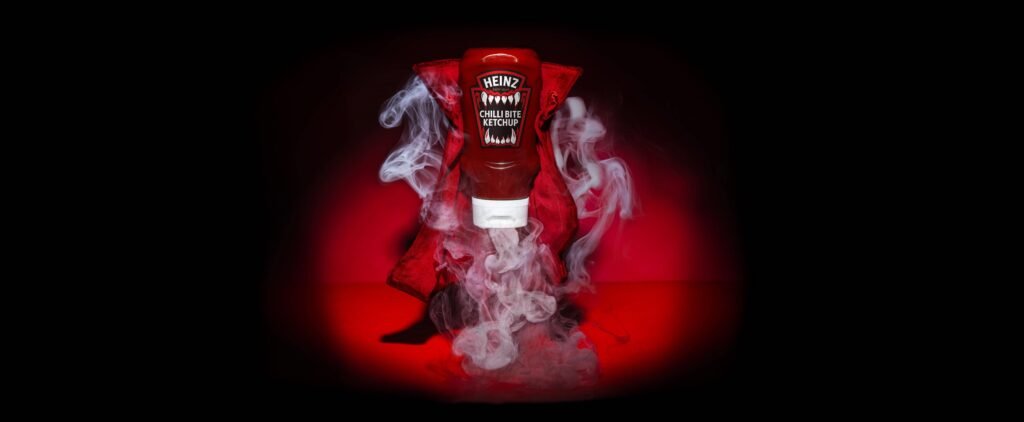 Heinz is launching a fiery version of its famous tomato ketchup - and shoppers can spot it in UK supermarkets from September 29, but in scarily limited numbers.