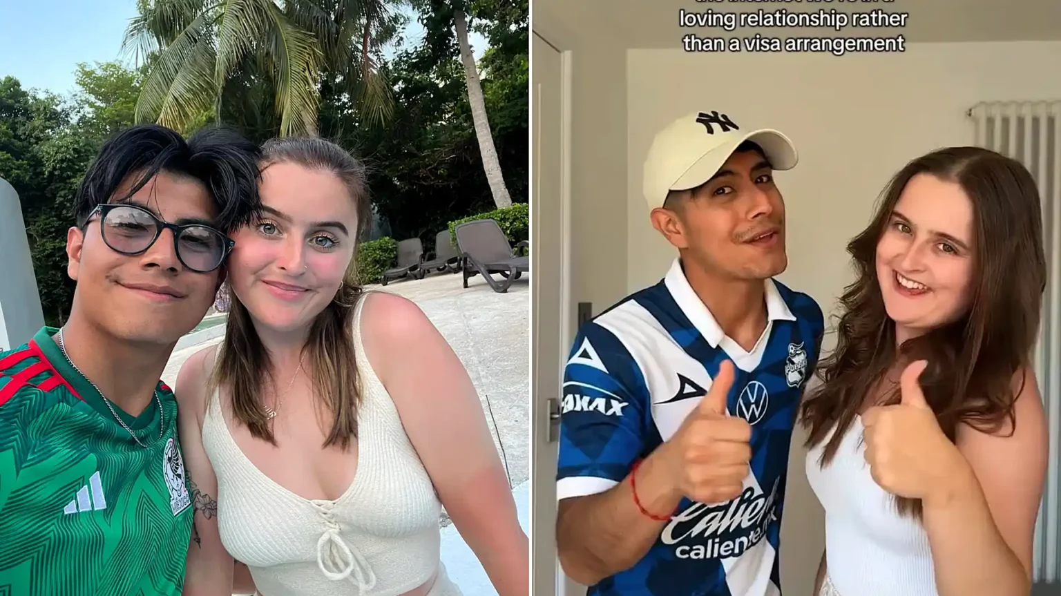 A woman has hit back at trolls who claim her Mexican husband will dump her the second he gets British citizenship - after seven years together.