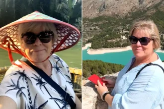 Bridget Rice sold her £420,000 home and quit her job at 60 to travel solo - she has now seen 15 countries and says she wouldn't change a thing.