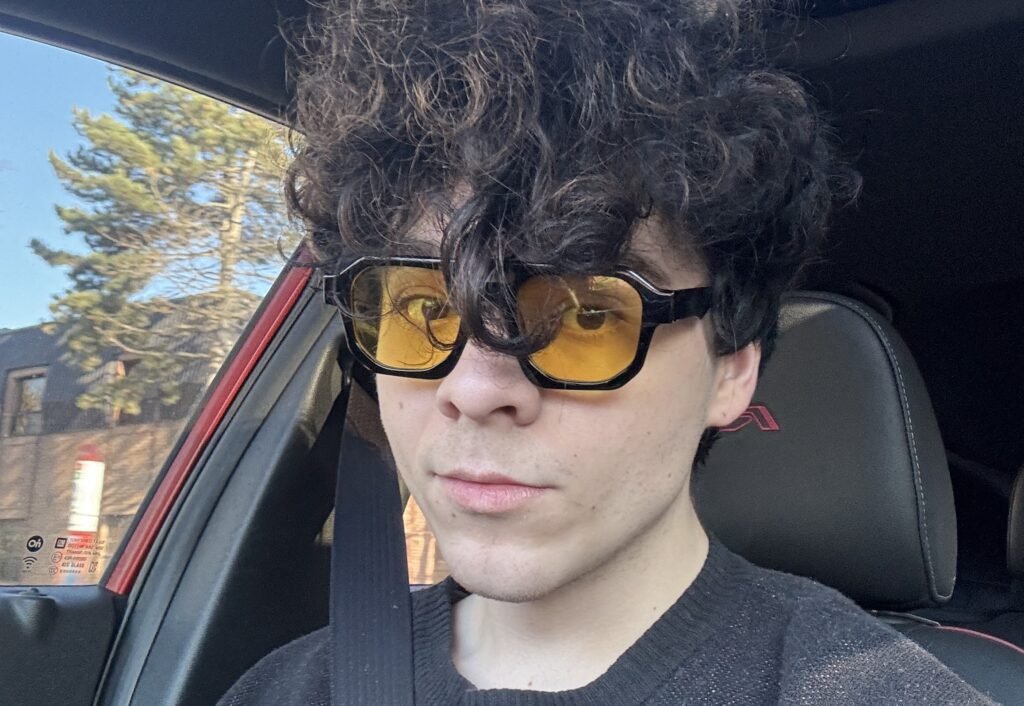 A terrified resident filmed the "apocalypse" as huge chunks of ice smashed into his balcony - with the same storm ripping apart an AC/DC gig venue.