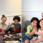 A mum-of-three raising her kids to be overachievers bans slang, does maths before school and lets them read dictionaries for fun - and says they love it.