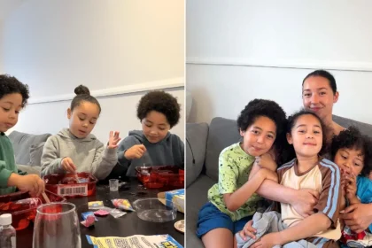 A mum-of-three raising her kids to be overachievers bans slang, does maths before school and lets them read dictionaries for fun - and says they love it.