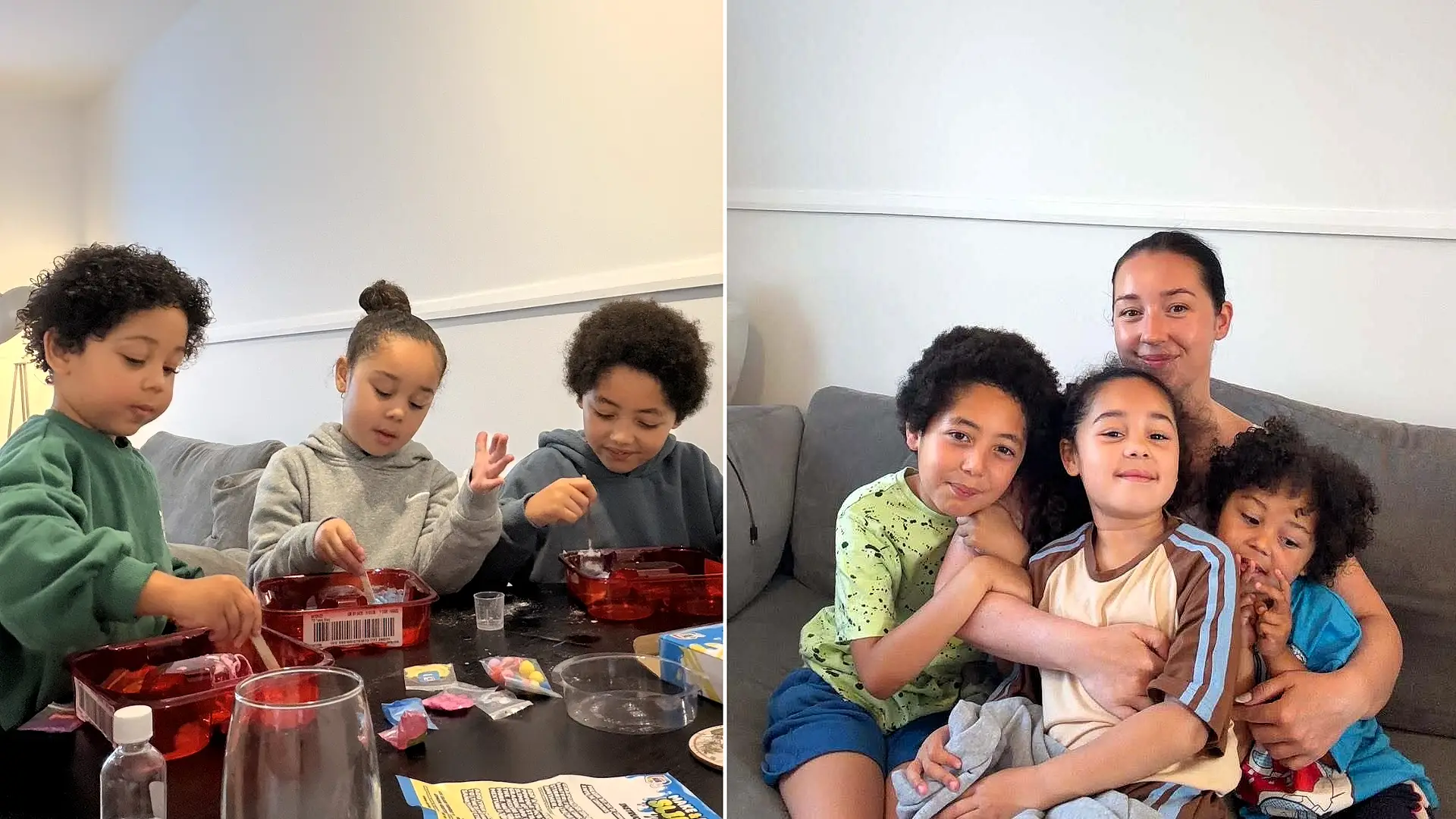 A mum-of-three raising her kids to be overachievers bans slang, does maths before school and lets them read dictionaries for fun - and says they love it.