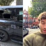 An influencer left his Land Rover Defender for 10 minutes in a nice part of London - and returned to a smashed window and a £2,000 laptop gone.