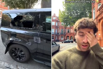 An influencer left his Land Rover Defender for 10 minutes in a nice part of London - and returned to a smashed window and a £2,000 laptop gone.