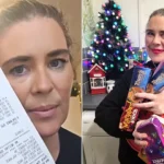 A mum-of-three dreading the cost of Christmas has revealed how she is spending just £5 a week to build a festive food box she hopes will be worth over £100.