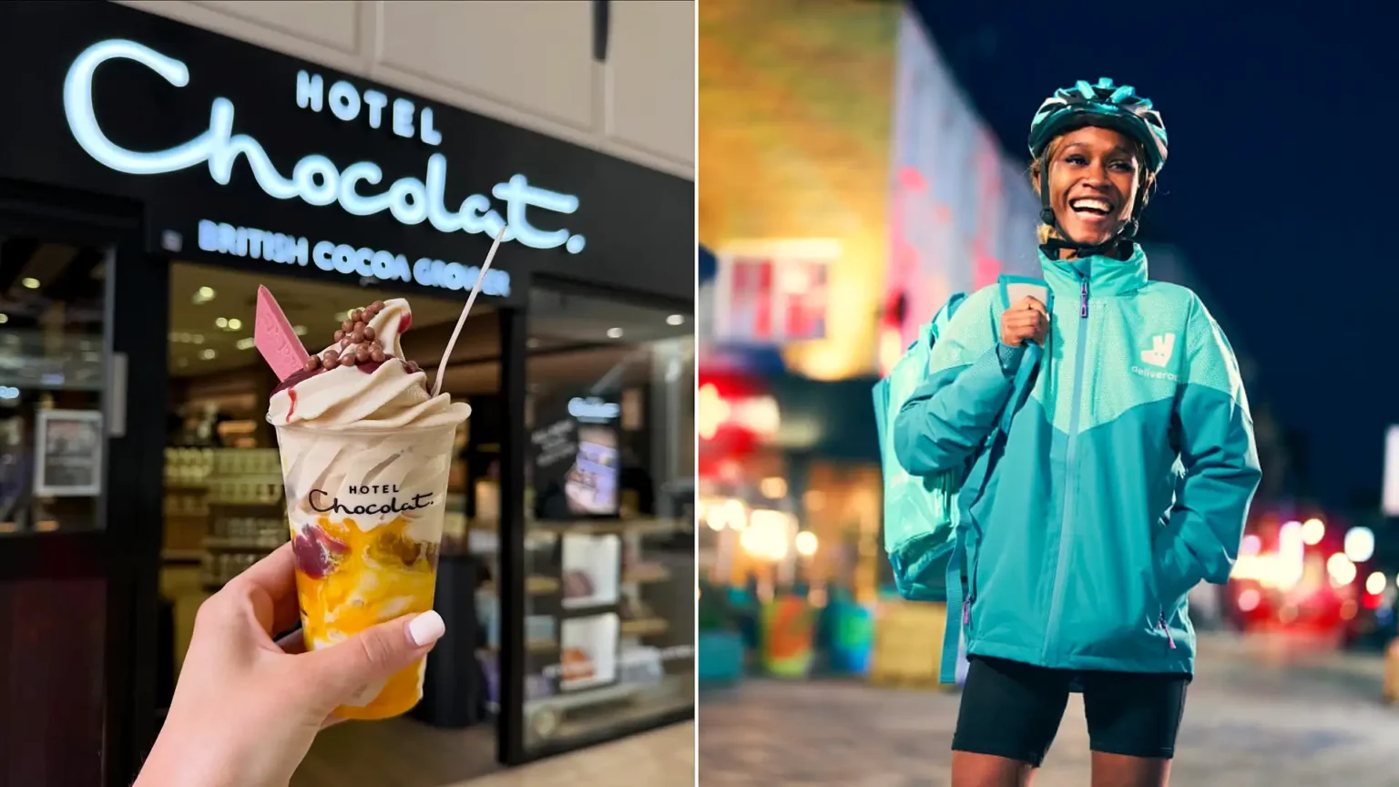 Hotel Chocolat has landed on Deliveroo - and you can now get Velvetiser machines and boozy chocolate drinks brought to your door