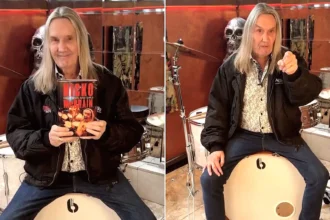 Iron Maiden legend Nicko McBrain is hosting a £56-a-head curry night at a Welsh caravan park - and only 46 tickets are left for fans to meet the drummer.