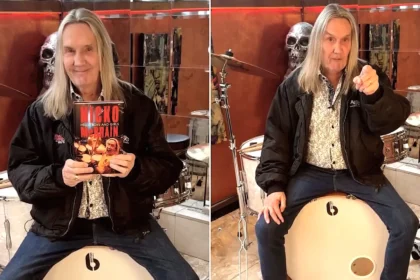 Iron Maiden legend Nicko McBrain is hosting a £56-a-head curry night at a Welsh caravan park - and only 46 tickets are left for fans to meet the drummer.