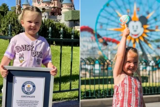 A three-year-old girl has reportedly broken a world record as the youngest person to visit every Disney park on the planet - after her first trip to Tokyo at 11 months old.