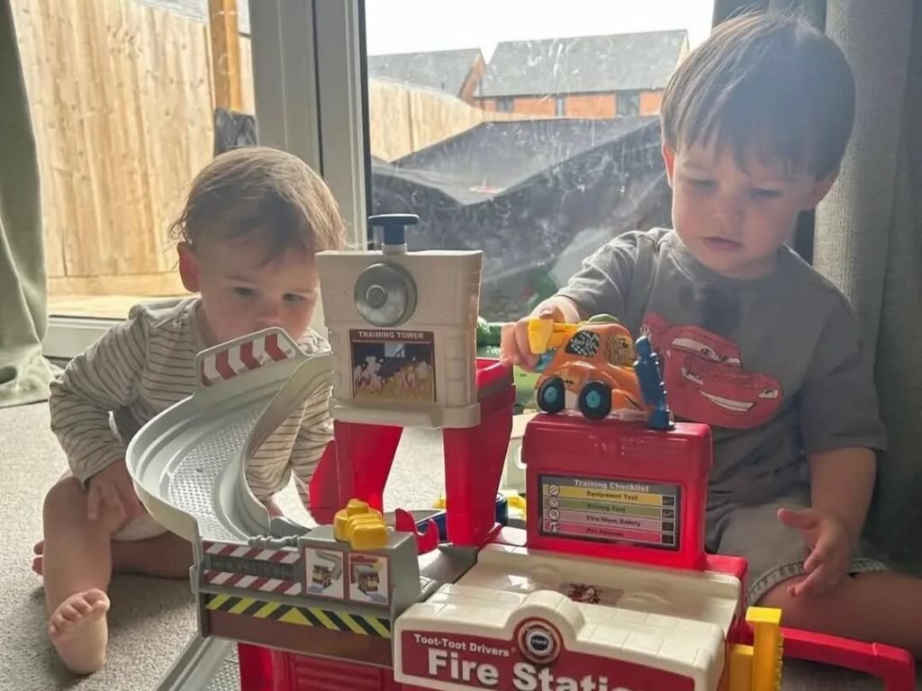 Mum Jay Antonia fell pregnant when her son was just three months old - now she reveals the chaotic reality of raising 'Irish twins' born 11 months apart.