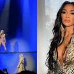 The Pussycat Dolls' reunion tour was thrown into chaos after Nicole Scherzinger failed to appear onstage for nearly two minutes during hit song Buttons.