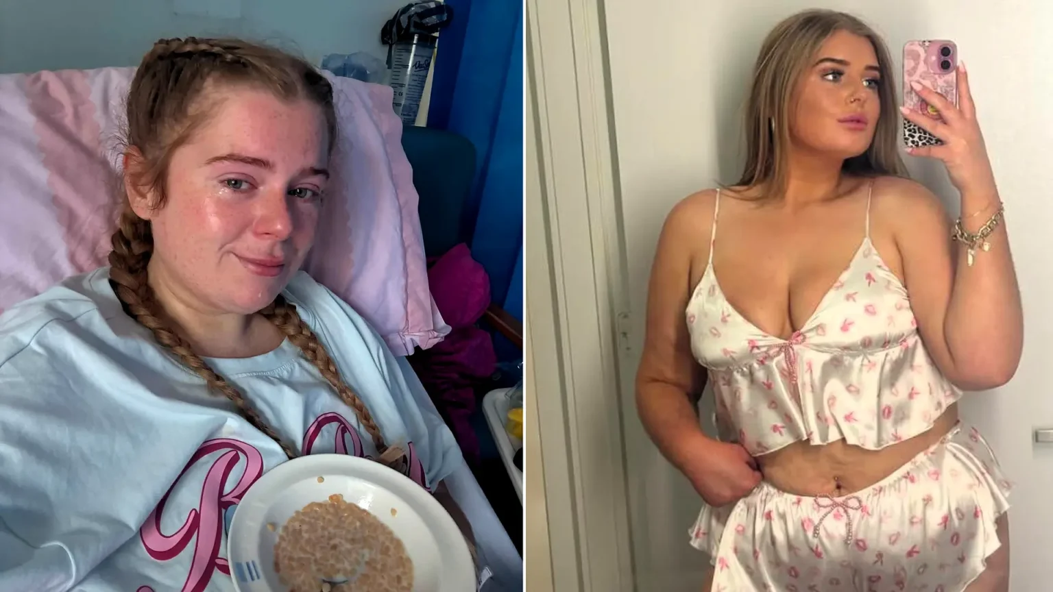 A woman was left fighting for her life with sepsis after shaving her bikini line - an ingrown hair swelled into a rock-hard lump the size of a big phone.