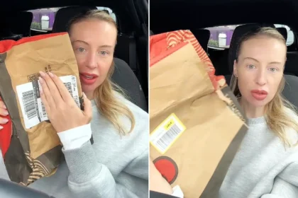 A woman was left mortified after her £8 Vinted bikini arrived inside a recycled Nando's takeaway bag - and the vegetarian feared it was covered in chicken grease.