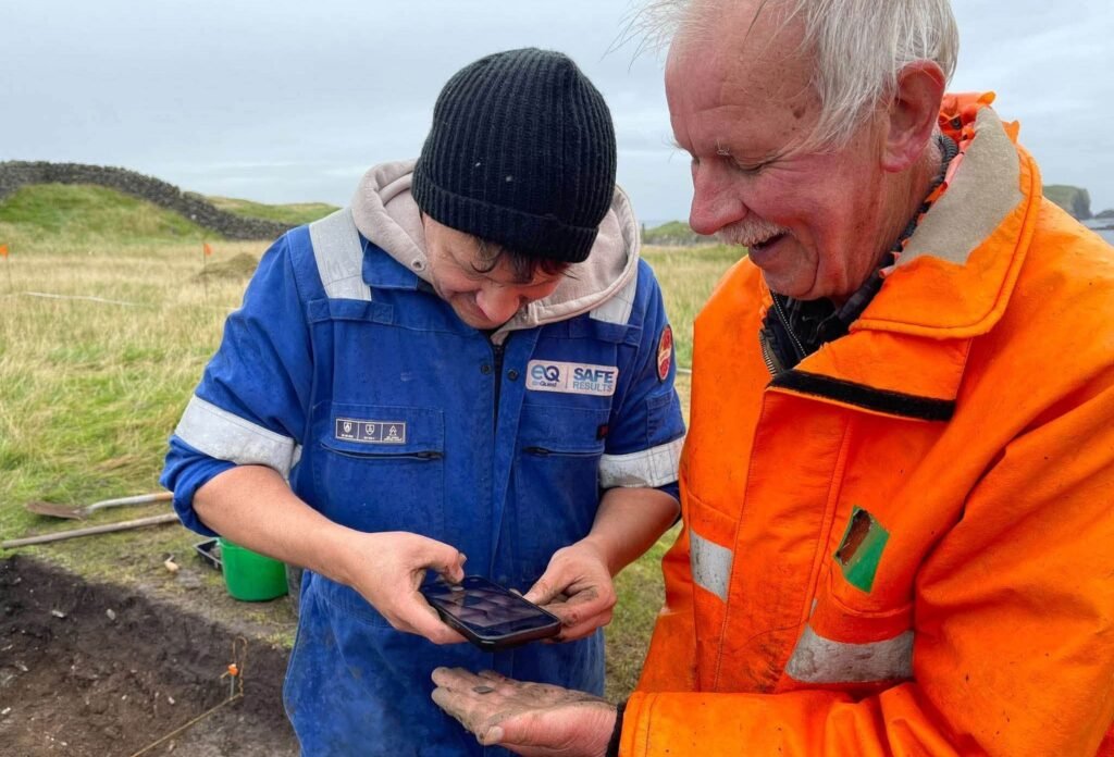 A 1,000-year-old coin linked to King Ethelred the Unready has been found in a coastal field - and it is the northernmost Anglo-Saxon coin ever found in the UK.