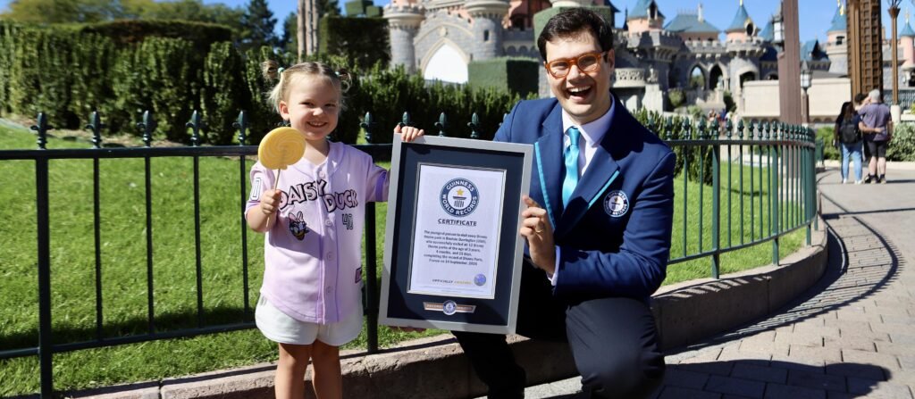 A three-year-old girl has reportedly broken a world record as the youngest person to visit every Disney park on the planet - after her first trip to Tokyo at 11 months old.