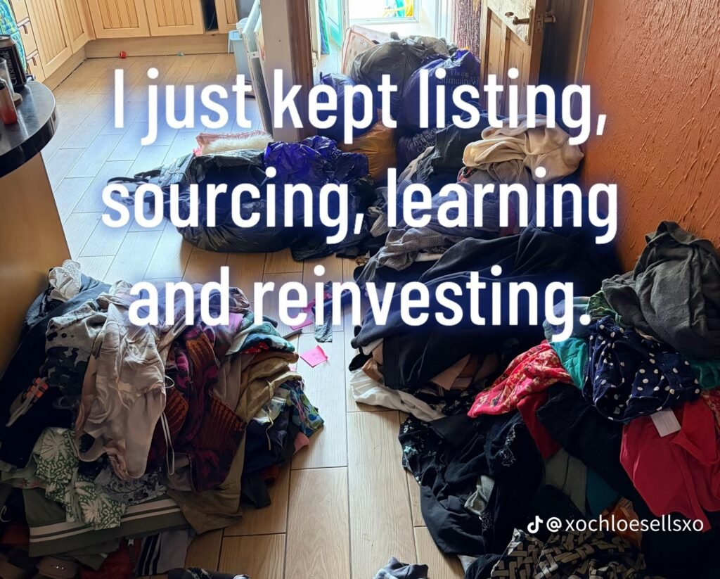 Nurse quit her job to resell clothes on Vinted full-time after starting with just £10 of charity shop finds - and now some months she earns more than before.
