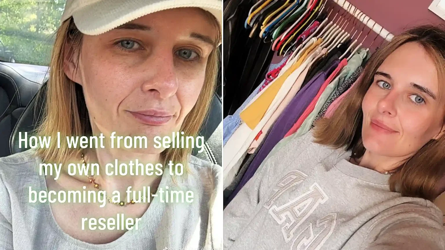 Nurse quit her job to resell clothes on Vinted full-time after starting with just £10 of charity shop finds - and now some months she earns more than before.