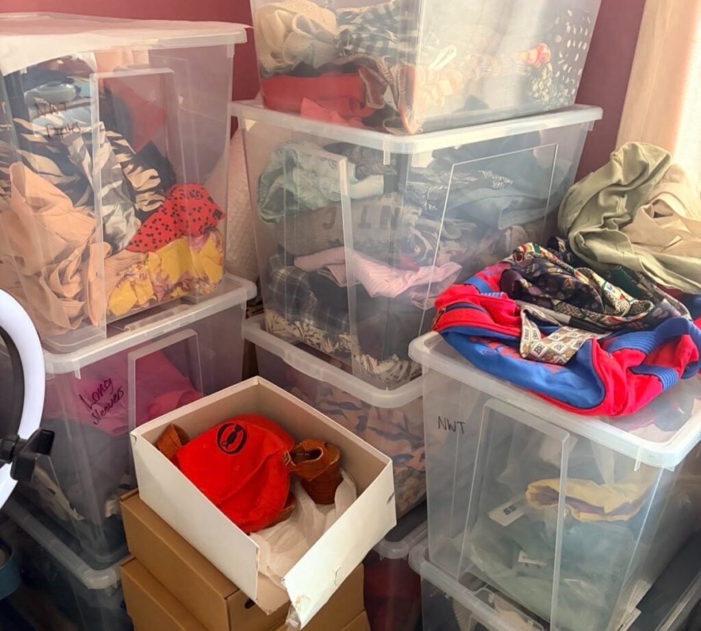 Nurse quit her job to resell clothes on Vinted full-time after starting with just £10 of charity shop finds - and now some months she earns more than before.