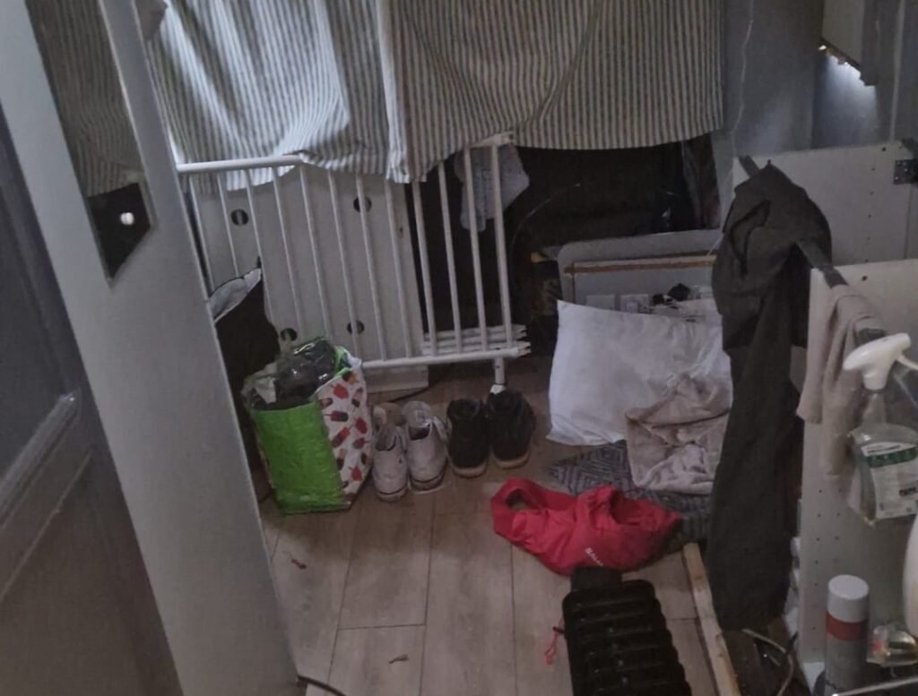 A couple have revealed how they ended up in hidden homelessness for six months with their toddler - living in a motorhome with no shower, toilet or running water.