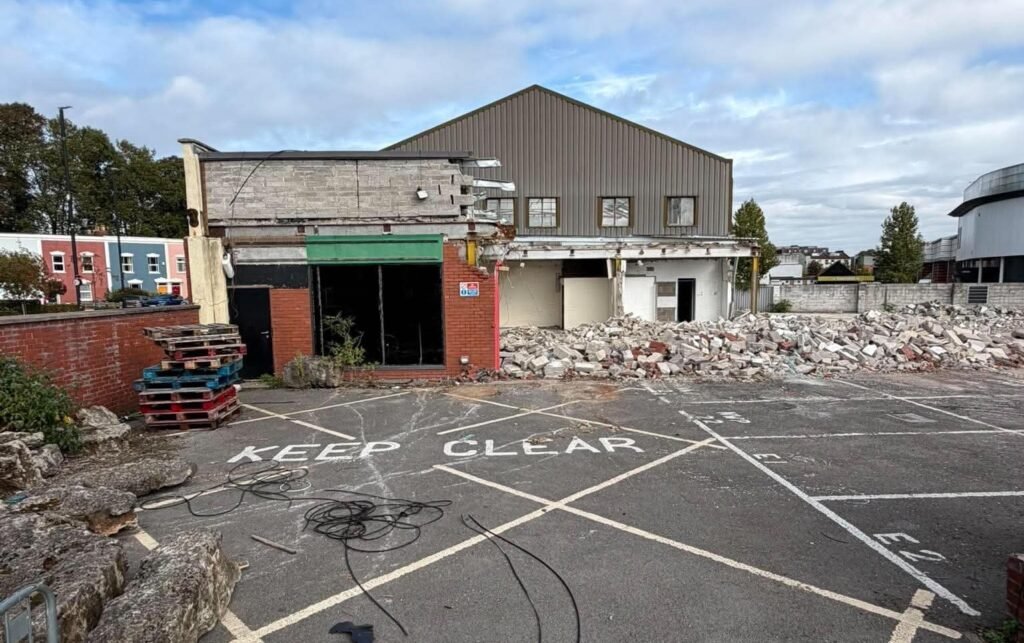 Only Fools and Horses super fan devastated as iconic Boyce Autos garage demolished in Bristol to make way for sports complex project. Heritage lost.